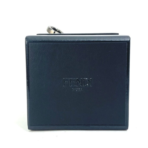 FENDI Black Leather Keyring - Picture 1 of 13
